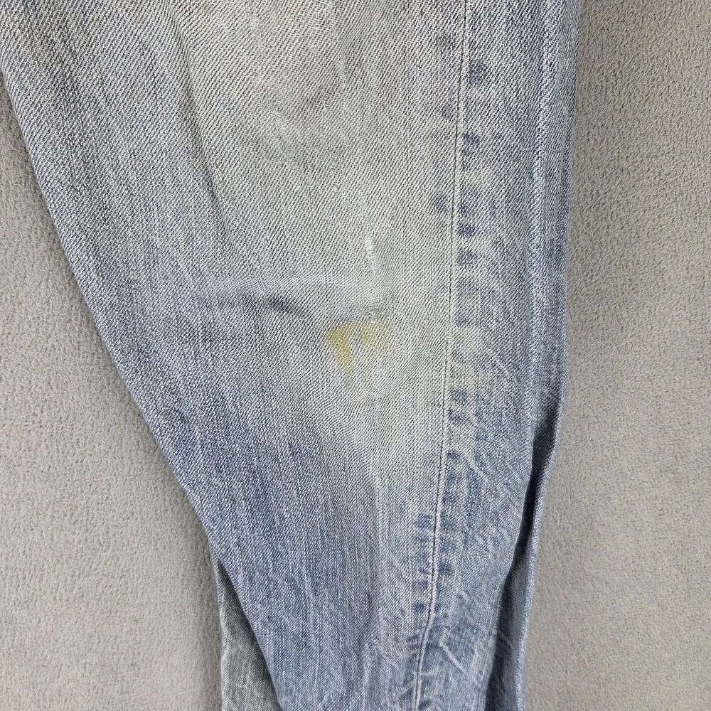 Vintage Levis Engineered Jeans Mens Blue Twisted Thrashed Button Fly Fits 32x32